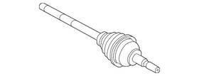 Ford Kv6z-3a329-d Genuine Outer Cv Joint