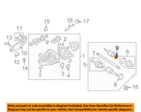 2l1z-4b422-ba Ford Oem Oem-rear Axle Snap Ring 2l1z4b422ba
