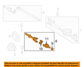 Ford Oem Fc3z3220b 05-22 F-250 Super Duty Carrier Front Axles-axle Shaft
