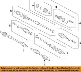 Gn1z3b436ay Ford Oem 18-22 Ecosport Front Suspension Drive Axles-outer Joint