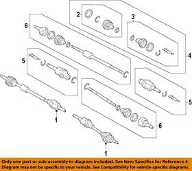 Gn1z3b437g Ford Oem 18-21 Ecosport Front Suspension Drive Axles-axle Assy