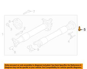 W717822s439 Ford Oem 15-23 Aviator Drive Shaft-drive Shaft Assy Mount Bolt