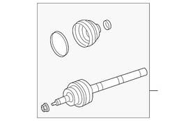 Tx-584 Ford Genuine Motorcraft Cv Joint Kit