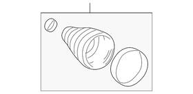 Yl8z-3a331-aa Ford Genuine Boot Kit