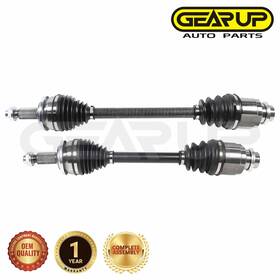 B2cvf27 Gear Up Auto Parts Front Pair Cv Axle Shaft For Mitsubishi Lancer Evolution 2.0l Manual Awd 2008-15