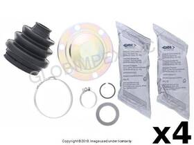 300514 Gkn Loebro For Bmw 70-82 Axle Boot Kit Rear L And R Inner Outer 4 Oem