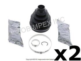 305-538 Gkn Loebro Bmw X5 2000-2006 Axle Boot Kit For C/v Joint Left And Right Outer