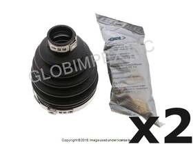 306176 Gkn Loebro For Mercedes Front Left And Right Outer Axle Boot Kit Set Of 2 Oem