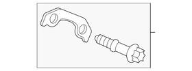 11546938 Gm Genuine Rear Half-shaft Bolt Retainer