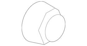 13208672 Gm Genuine Parts Axle Nut