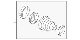 13318004 Gm Genuine Parts Axle Boot