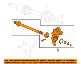 84304678 Gm Oem 19-22 Xt4 Front Suspension Drive Axles-intermed Shaft