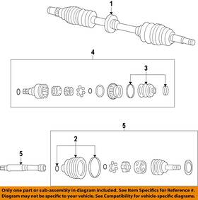 95394781 Gm Oem 16-22 Spark Front Suspension Drive Axles-inner Joint