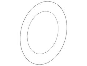 11611965 Gm Parts Genuine 0.53 Mm Thick Steel Half-shaft Washer