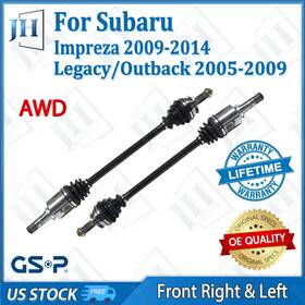 B2cv010 Gsp Oe Front Pair Cv Axle Shaft Set For 2008-2011 Subaru Impreza Outback Legacy Awd