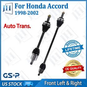 B2cv013 Gsp Oe Front Pair Cv Axle Shaft Set For 1998-2002 Honda Accord L4 2.3l Auto Trans