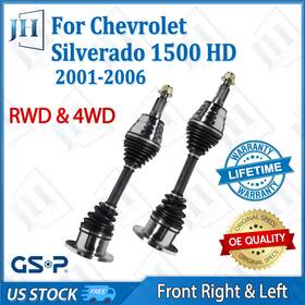 B2cv020 Gsp Oe Front Pair Cv Axle Shaft Set For 1999-10 Chevy Silverado 1500 2500 Hd Classic