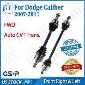 B2cv029 Gsp Oe Front Pair Cv Axle Shaft Set For 2007-11 Dodge Caliber Se Sxt Mainstreet 2.0l