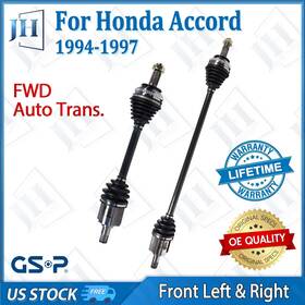 B2cv044 Gsp Oe Front Pair Cv Axle Shaft Set For 1994 95 96 97 Honda Accord L4 2.2l Fwd Auto