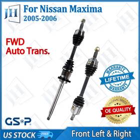 B2cv082 Gsp Oe Front Pair Cv Axle Shaft Set For 2005 2006 Nissan Maxima V6 3.5l Fwd Auto