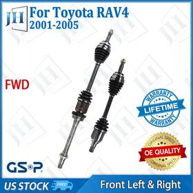 Gsp B2cv099 Oe Front Pair Left Right Cv Axle Shaft Set For 2001-05 Toyota Rav4 2.0l 2.4l Fwd