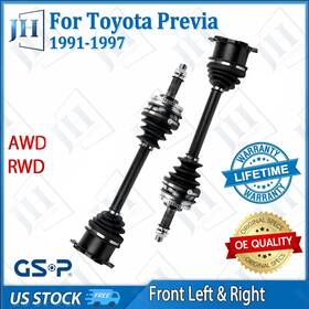 B2cv175 Gsp Oe Front Pair Left Right Cv Axle Shaft Set For 1991-97 Toyota Previa L4 Awd Rwd