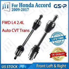 B2cv179 Gsp Oe Pair Front Cv Axle Shaft Set For 2009-17 Honda Accord 2.4l Fwd Auto Cvt Trans