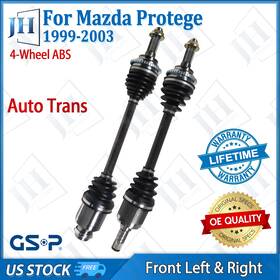 B2cv186 Gsp Oe Front Pair Left Right Cv Axle Shaft Set For 1999-2003 Mazda Protege L4 Auto