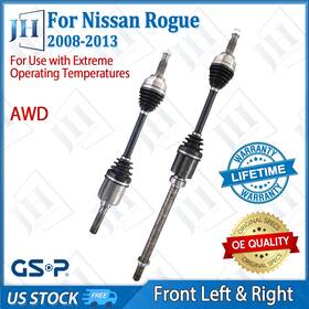 B2cv198xd Gsp Oe Front Pair Left Right Cv Axle Shaft Set For 2008-13 Nissan Rogue Select Awd