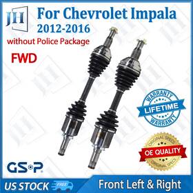B2cv254 Gsp Oe Front Pair Cv Axle Shaft Set For 2012-2016 Chevy Impala Limited V6 3.6l Fwd