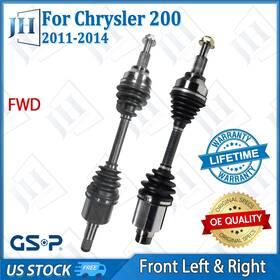 B2cv424 Gsp Oe Front Pair Left Right Cv Axle Shaft Set For 2011-14 Chrysler 200 Sebring Fwd