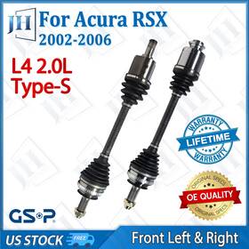 Gsp B2cv447 Oe Front Pair Cv Axle Shaft Set For 2002 03 04 05 06 Acura Rsx Type-s L4 2.0l