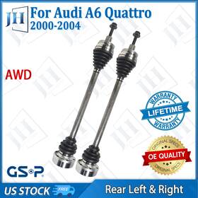 B2cv476 Gsp Oe Rear Pair Left Right Cv Axle Shaft Set For 00 01 02 03 04 Audi A6 Quattro Awd