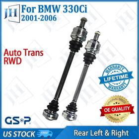 B2cv496 Gsp Oe Rear Pair Left Right Cv Axle Shaft For 01-06 Bmw 330ci 330i L6 3.0l Rwd Auto