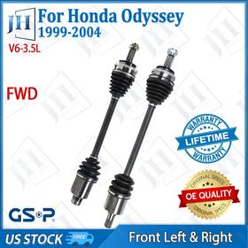 B2cv536 Gsp Oe Front Pair Left Right Cv Axle Shaft Set For 1999-2004 Honda Odyssey Fwd