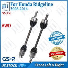 B2cv542 Gsp Oe Front Pair Left Right Cv Axle Shaft Set For 2006-2014 Honda Ridgeline Awd