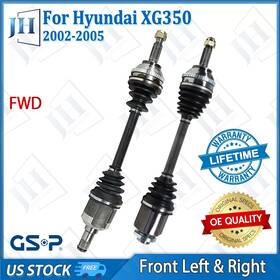 B2cv554 Gsp Oe Front Pair Left Right Cv Axle Shaft Set For 01 02 03 04 05 Hyundai Xg350 Fwd