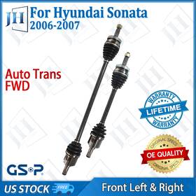 B2cv566 Gsp Oe Front Pair Left Right Cv Axle Shaft Set For 2006-2007 Hyundai Sonata Fwd Auto
