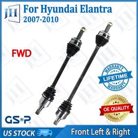 B2cv568 Gsp Oe Front Left Right Pair Cv Axle Shaft Set For 2007-2010 Hyundai Elantra Fwd