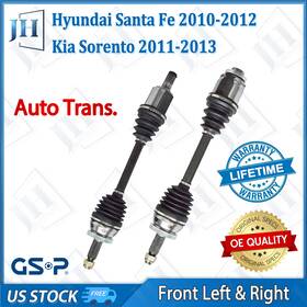 B2cv572 Gsp Oe Front Pair Cv Axle Shaft Set For 2010-12 Hyundai Santa Fe 2011-13 Kia Sorento