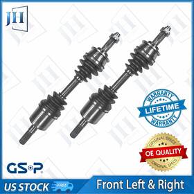 Gsp B2cv587 Oe Front Pair Left Right Cv Axle Shaft Set For 2002-04 Isuzu Rodeo 2.2l 4wd Rwd