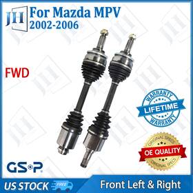 Gsp B2cv594 Oe Front Pair Left Right Cv Axle Shaft Set For 2002-2006 Mazda Mpv V6 3.0l Fwd