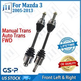 B2cv602 Gsp Oe Front Pair Left Right Cv Axle Shaft Set For 2005-2013 Mazda 3 Fwd Manual Auto B2cv602 Gsp Oe Front Pair Left Right Cv Axle Shaft Set For 2005-2013 Mazda 3 Fwd Manual Auto