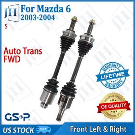 B2cv618 Gsp Oe Front Pair Left Right Cv Axle Shaft For 2003-2004 Mazda 6 S V6 3.0l Fwd Auto
