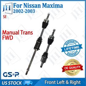 B2cv710 Gsp Oe Front Pair Left Right Cv Axle Shaft Set For 2002-03 Nissan Maxima Fwd Manual