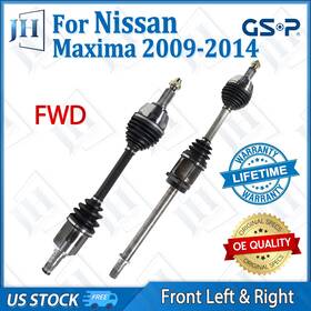 B2cv722 Gsp Front Left Right Cv Axle Joint Shaft For 2009-2014 Nissan Maxima 3.5l V6 Fwd B2cv722 Gsp Front Left Right Cv Axle Joint Shaft For 2009-2014 Nissan Maxima 3.5l V6 Fwd