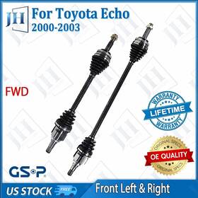 B2cv807 Gsp Oe Front Pair Left Right Cv Axle Shaft Set For 2000-03 Toyota Echo L4 1.5l Fwd