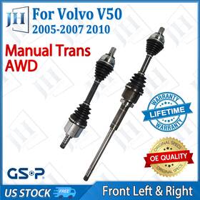 B2cv870 Gsp Oe Front Left Right Cv Axle Shaft Set For 2005 06 07 10 Volvo V50 S40 Awd Manual
