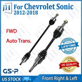 B2cv949 Gsp Oe Front Pair Cv Axle Shaft Set For 2012-2018 Chevy Sonic L4 1.8l Fwd Auto Trans
