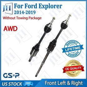B2cv983 Gsp Oe Front Left Right Pair Cv Axle Shaft For 2014-2019 Ford Explorer V6 3.5l Awd